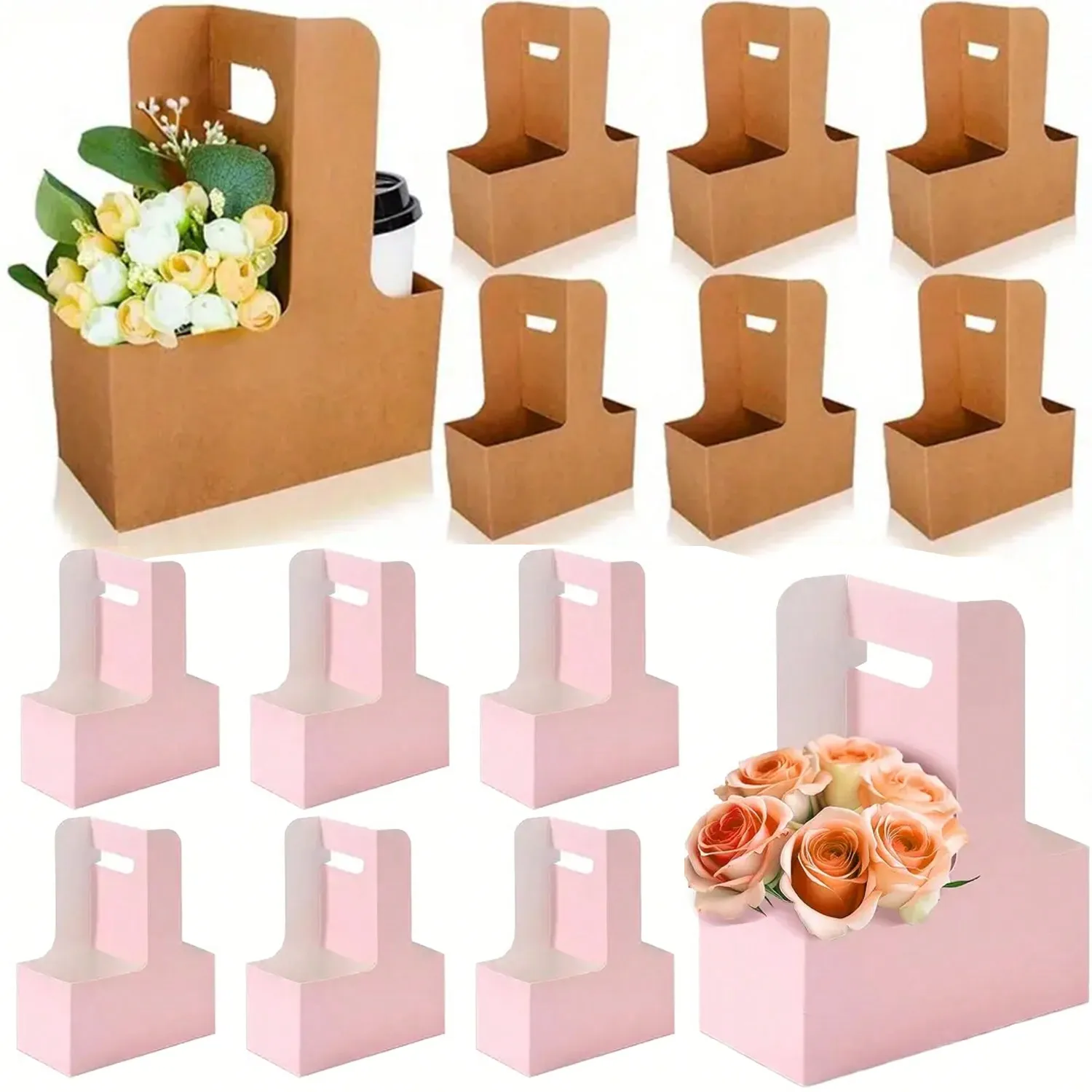 Flower Wrap Kraft - Kraft Paper Flower Bouquet Gift Bags