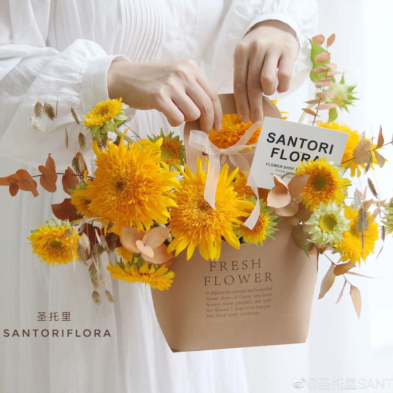 10-40PCS One Size Kraft Paper  - Flower Wrap Kraft review and price