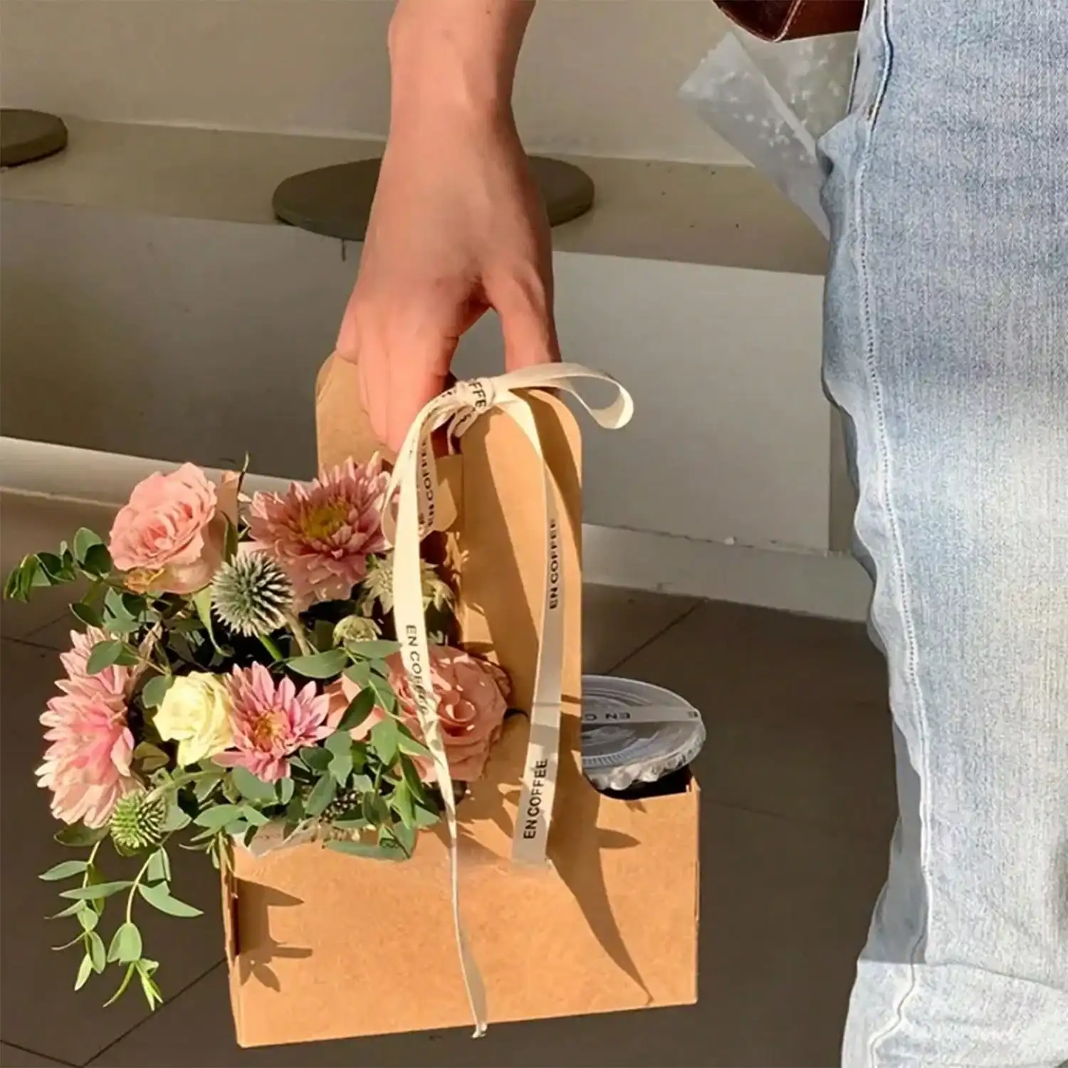 Kraft Paper Flower Bouquet Gif - Flower Wrap Kraft review and price