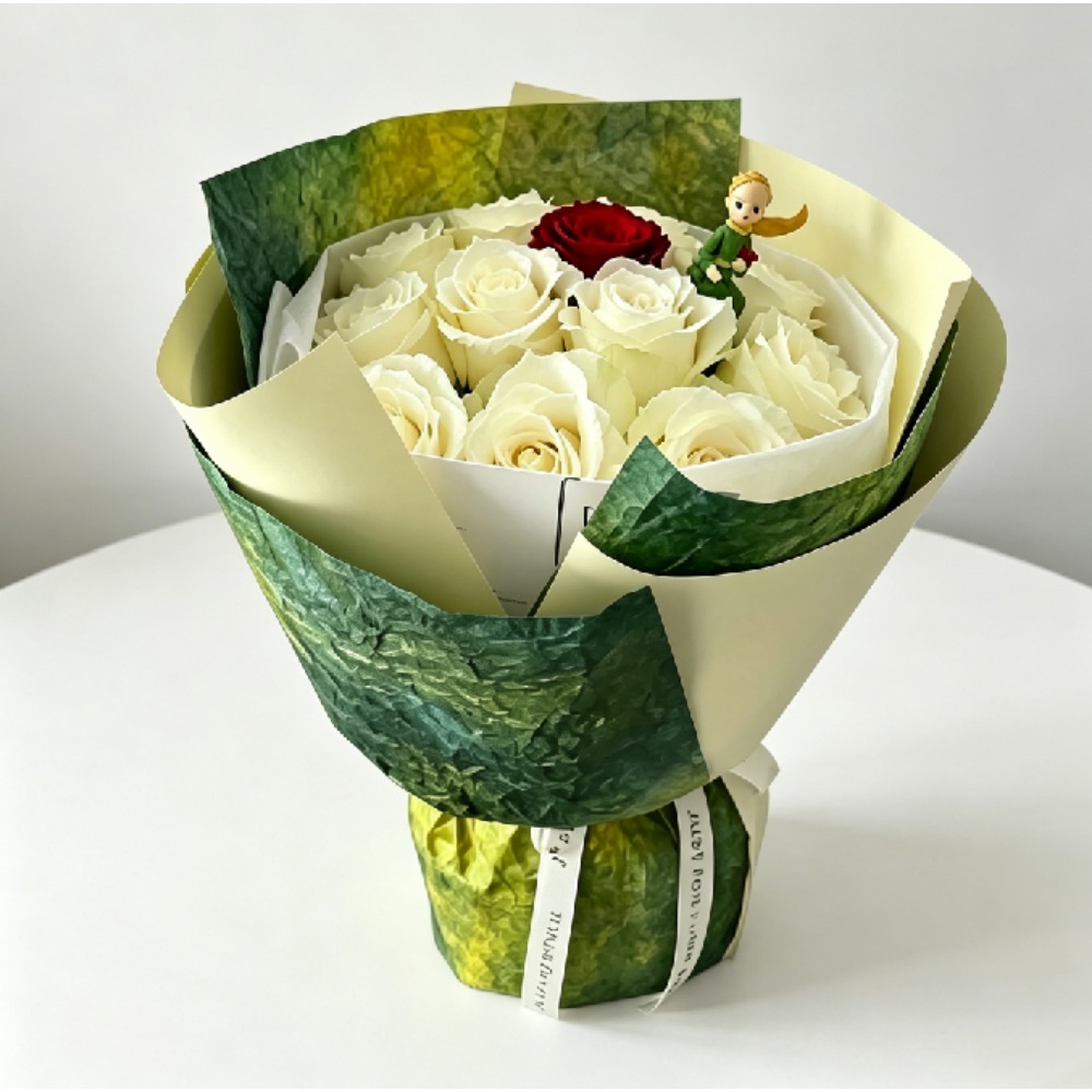 Spring Gradient Green Kraft Fl - Flower Wrap Kraft review and price