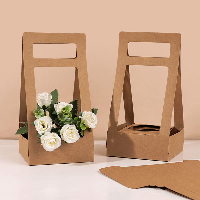 3/5Pcs Handheld Flower Box Kra - Flower Wrap Kraft review and price