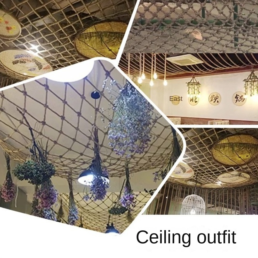 Hemp Rope Climbing Net Garden  - Twine Jute Natural review and price