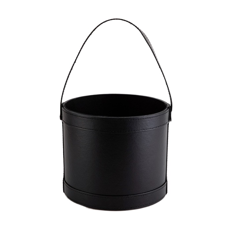 Portable Leather Round Gift Bo - Florist Supply Buckets review and price