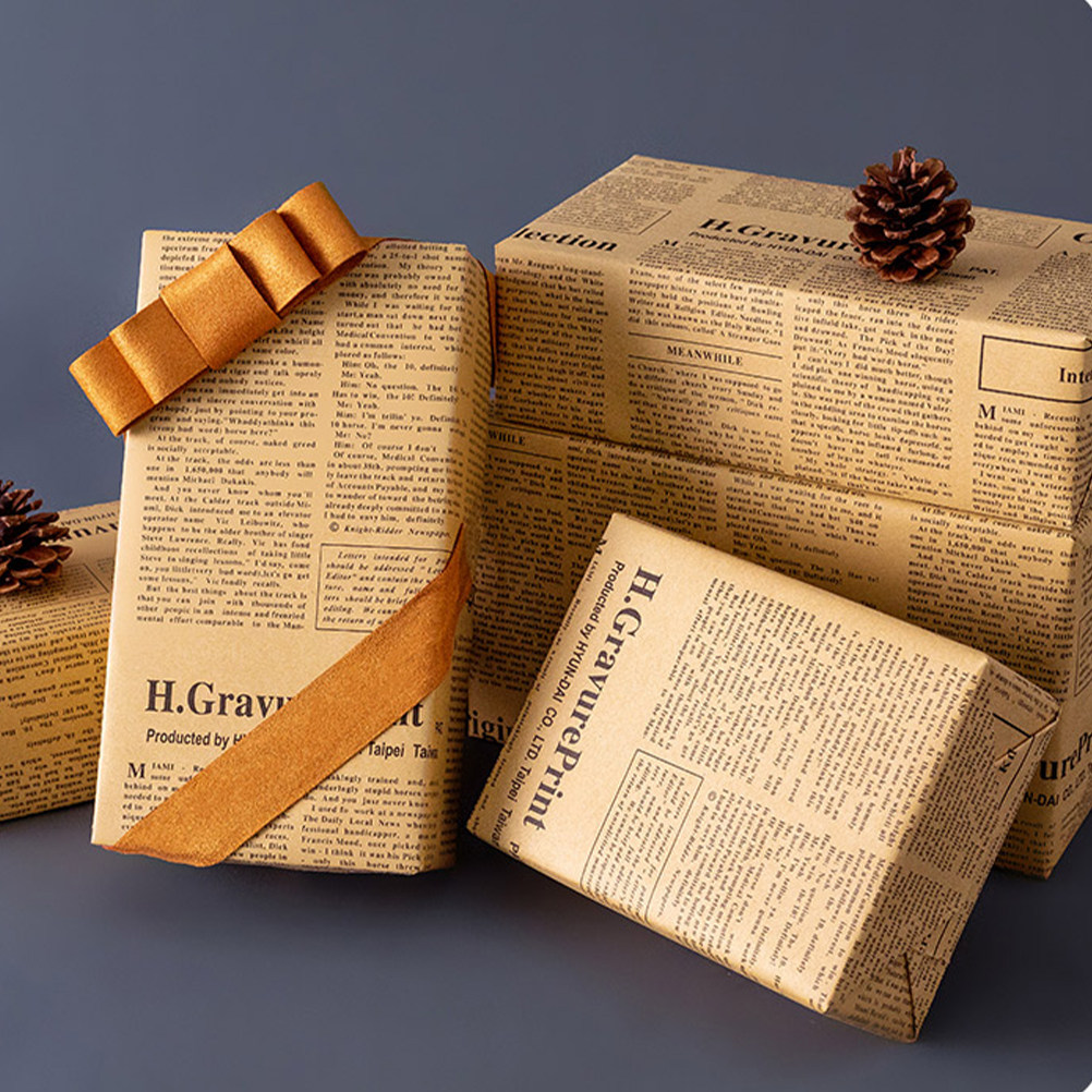 20Sheets Old Newspaper Style K - Flower Wrap Kraft review and price