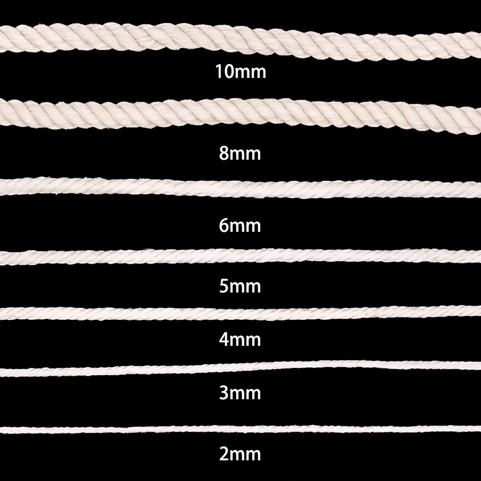 1mm-10mm 100% Cotton Macrame C - Twine Jute Natural review and price
